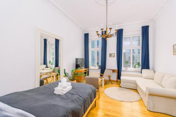 A la foto es mostra l'objecte Plac Grunwaldzki Cosy Apartment by BookingHost situat a la ciutat de Wrocław.