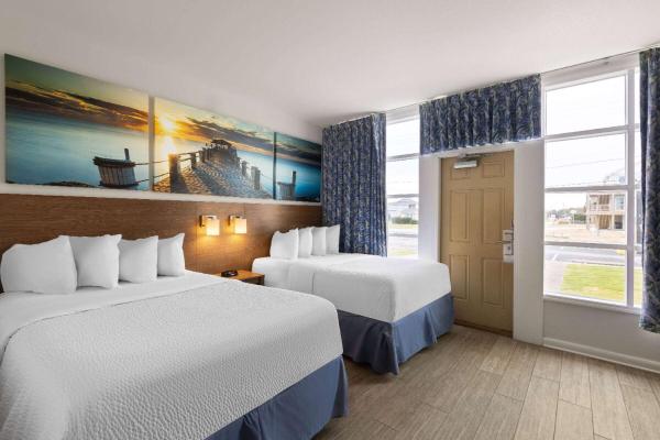 Na fotografii je vidět objekt Days Inn by Wyndham Kill Devil Hills Oceanfront - Wilbur nacházející se ve městě Kill Devil Hills.