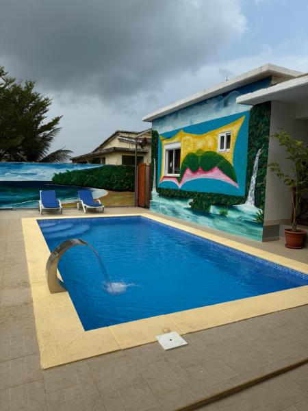 The photo shows the Paradise Agua Leve Residential located in the city of Santo Amaro.