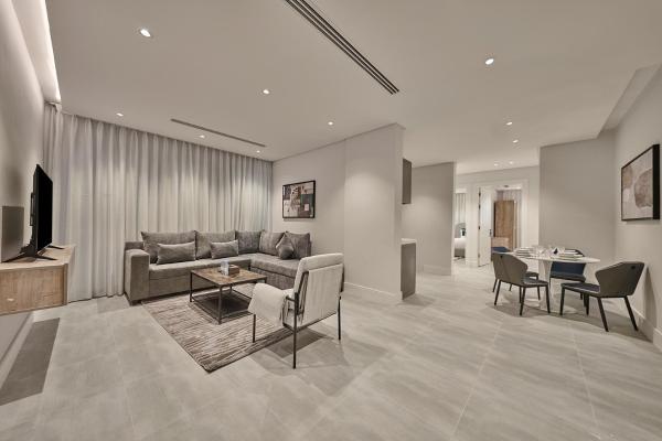 A la foto es mostra l'objecte Mabaat-Superior 2BR-Al Nakhil - 546 situat a la ciutat de Riad.