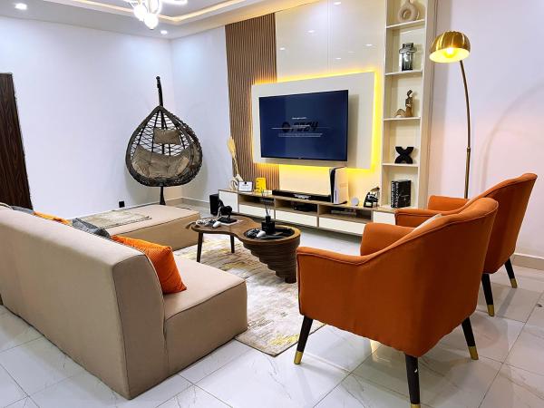 På billedet ses objektet Nes Luxury Apartments beliggende i byen Abuja.