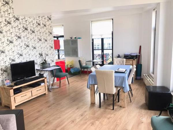 写真にはブリュッセル市にあるAppartement proche grand placeが写っています。
