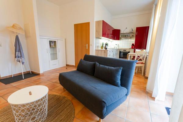 A la foto es mostra l'objecte Ferienwohnung Mondgelee situat a la ciutat de Juliusruh.