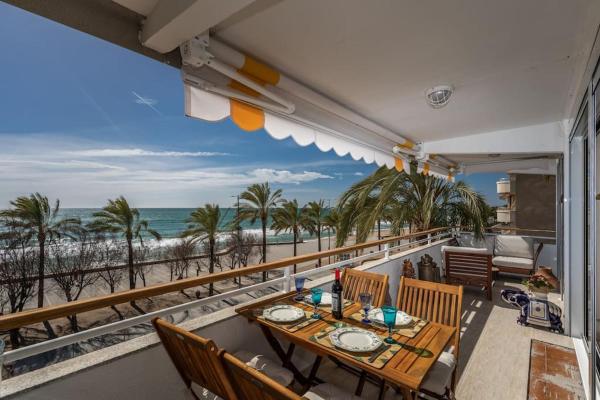A la foto es mostra l'objecte Beachfront/Strandwohnung in Calafell , Spanien situat a la ciutat de Calafell.
