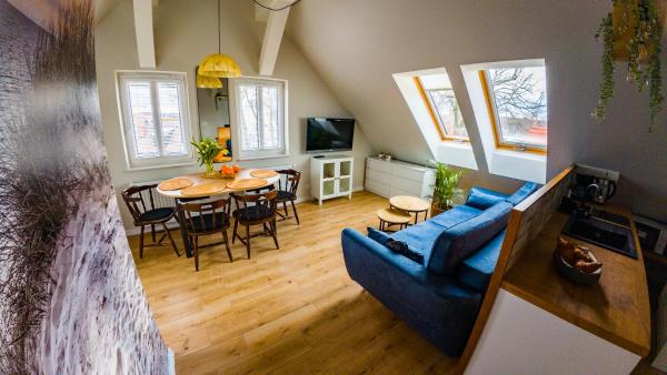 A la foto es mostra l'objecte Apartament Nr 1 Zakątek Kapitański situat a la ciutat de Ustka.