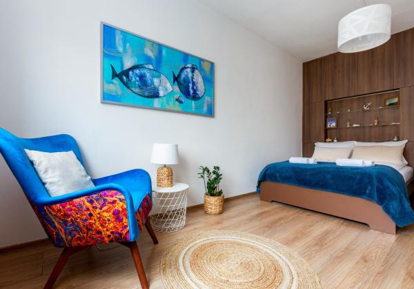A la foto es mostra l'objecte Gdynia Centrum Cosy Apartment by BookingHost situat a la ciutat de Gdynia.