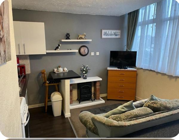 På billedet ses objektet Sarnia Holiday Flats beliggende i byen Blackpool.