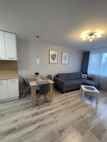 På bilden syns objektet Mieszkanie w centrum z oddzielną sypialnią som ligger i staden Płock.