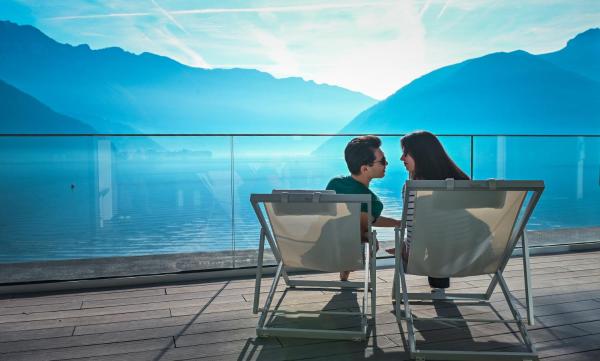 Na fotografii je vidět objekt One Only Lake View Penthouse no01 nacházející se ve městě Melide.