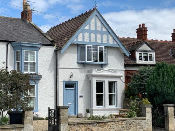 A la foto es mostra l'objecte The Blue Cottage with luxurious Super King bed situat a la ciutat de Piercebridge.