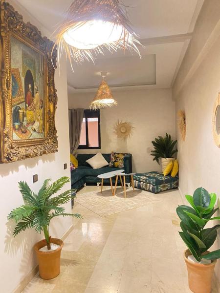 Na fotografii je vidět objekt Cosy & magnifique appartement Marrakech nacházející se ve městě Marakéš.