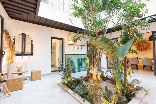 A la foto es mostra l'objecte Riad Wadiya, privatif, piscine en rooftop. situat a la ciutat de Marràqueix.