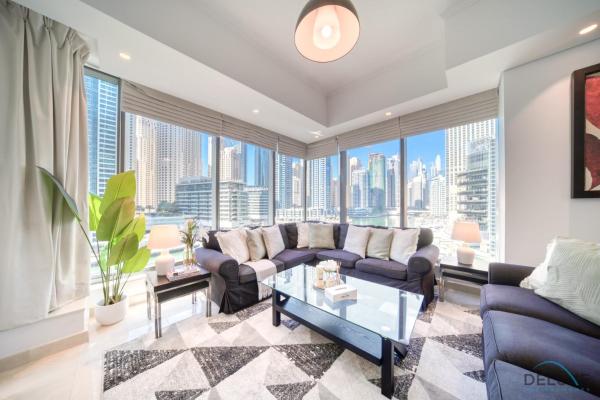 A la foto es mostra l'objecte Beautiful 2BR at Silverene Towers A Dubai Marina by Deluxe Holiday Homes situat a la ciutat de Dubai.