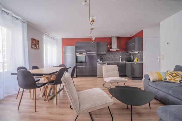 På billedet ses objektet Le Boulingrin - 4 apartments beliggende i byen Reims.