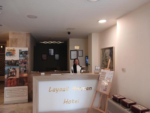 På billedet ses objektet Layaali Amman Hotel beliggende i byen Amman.