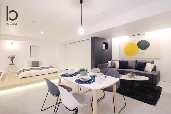 Auf dem Foto ist das Objekt b hotel Heiwaodori 102 - Beautiful New 1BR Apartment for 6 ppl in der Stadt Hiroshima zu sehen.