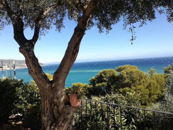 Na zdjęciu widoczny jest obiekt Villino Elda położony w mieście Diano Marina.