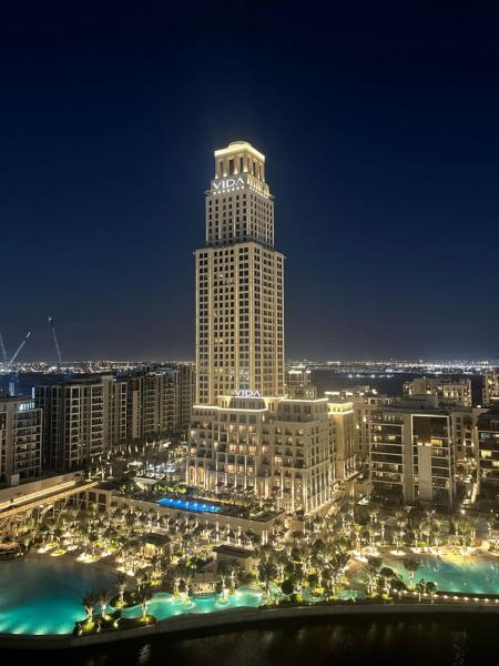 Auf dem Foto ist das Objekt Palace Dubai Creek Harbour Residences Skyline Apartment in der Stadt Dubai zu sehen.