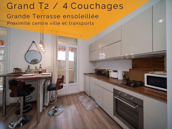 Appartement tout équipé avec terrasse au cœur de Marseille, Marseille