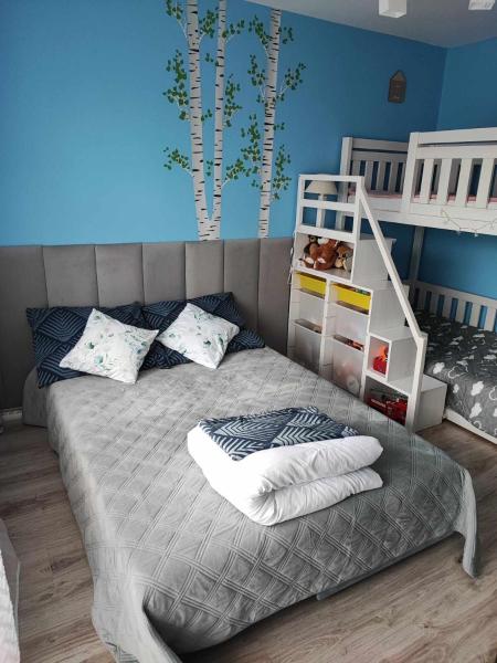 Na foto é possível ver o objeto Apartament W sam Raz localizado na cidade de Słupsk.