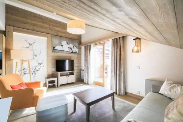 Na fotografii je vidět objekt Résidence Premium L'Hévana - maeva Home - Appartement Duplex 3 pièces 8 personnes Prestige MAE-9910 nacházející se ve městě Les Allues.