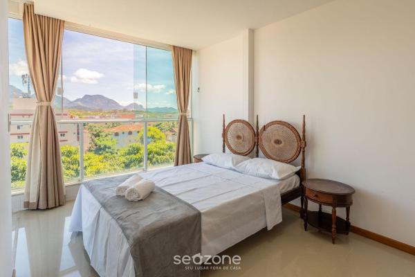 A la foto es mostra l'objecte Lindo apto a apenas 400m da Praia do Morro CVE402 situat a la ciutat de Muquiçaba.