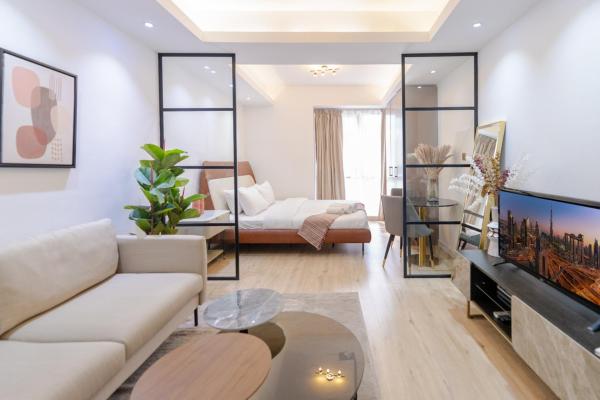 A la foto es mostra l'objecte Airy and Peaceful - Studio - JLT situat a la ciutat de Dubai.
