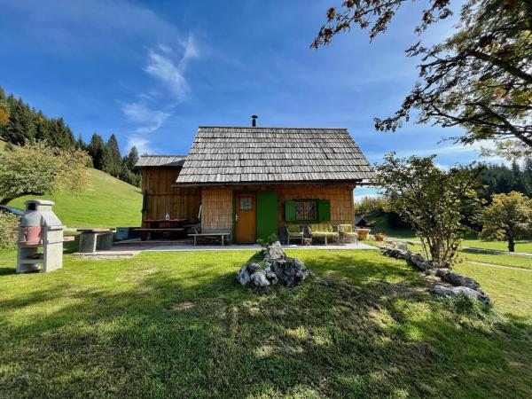 A la foto es mostra l'objecte Chalet Hike&Bike above Bohinj valley situat a la ciutat de Bohinj.