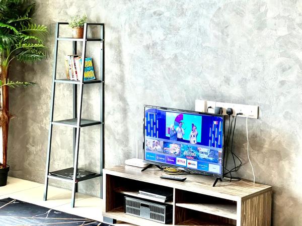 Na fotografii je vidět objekt 2BR The Yeop Ipoh Homestay Apartment Casa Kayangan Bandar Meru Raya nacházející se ve městě Ipoh.