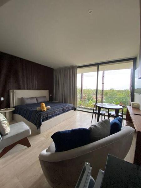 Na zdjęciu widoczny jest obiekt new charming studio with terrace położony w mieście Tulum.