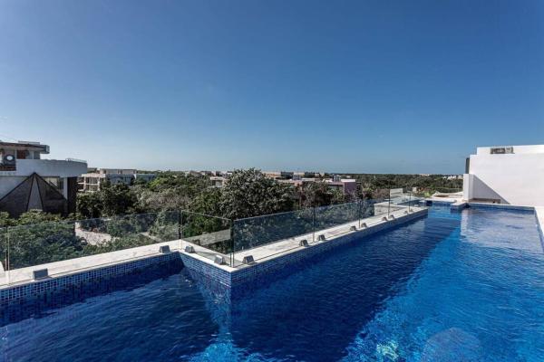 Na zdjęciu widoczny jest obiekt Moderno Departamento EcoChic en Aldea Zama Tulum położony w mieście Tulum.