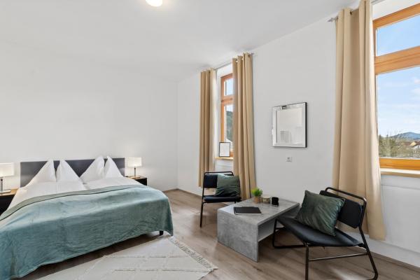 The photo shows the FarawayHomes Studio Sankt Michael #10 located in the city of Kaisersberg.