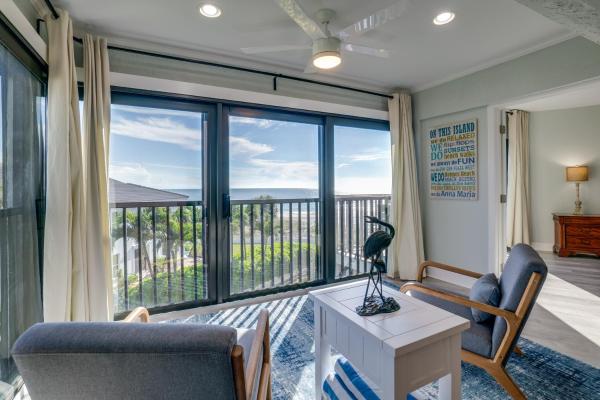 En la foto se muestra el objeto Perfect Beach Front Getaway ubicado en la ciudad de Holmes Beach.