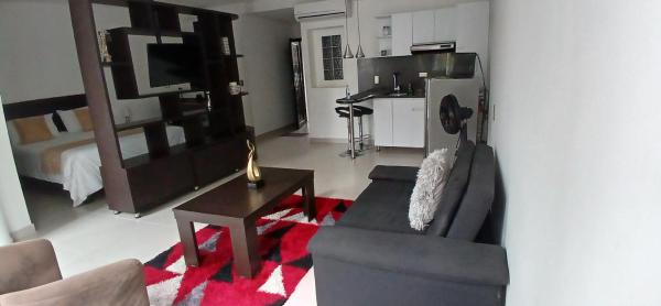 På billedet ses objektet 301 Moderno Aparta-Suite en Versalles Tipo Loft - Cali Tower Suites & Lofts beliggende i byen Cali.