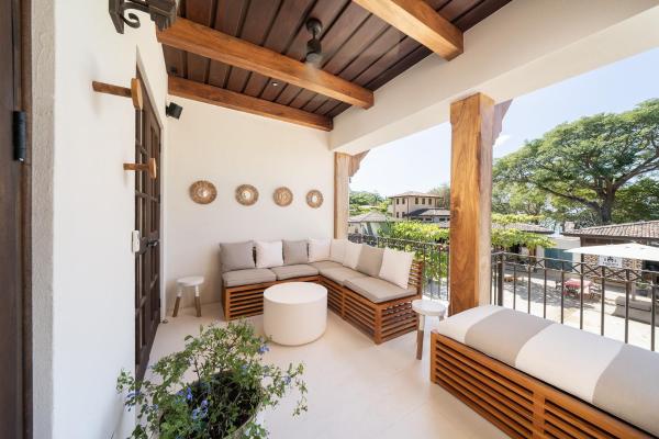 Op de foto is het object Beach, Oceanfront 2BR, 2BA Condo in Las Catalinas - Plaza Mercado 12 te zien, gelegen in de stad Playa Danta.