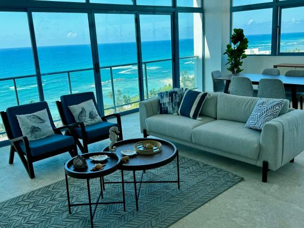 A la foto es mostra l'objecte Juan Dolio, Beach Access 2 BR Apt Salitre Tower front of Club Hemingway situat a la ciutat de Los Corrales.