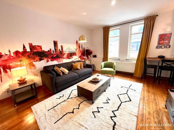 A la foto es mostra l'objecte Le Loft liégeois - Au coeur de la cité situat a la ciutat de Lieja.