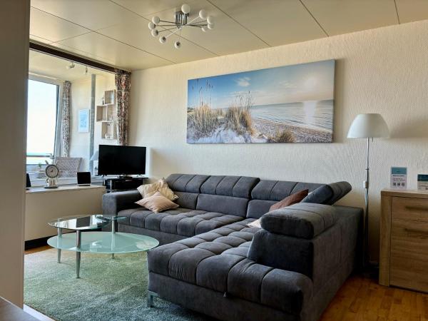 Nella foto è visibile l'oggetto Ferienwohnung Fördeblick 7605 in Marina Wendtorf situato nella città di Wendtorf.