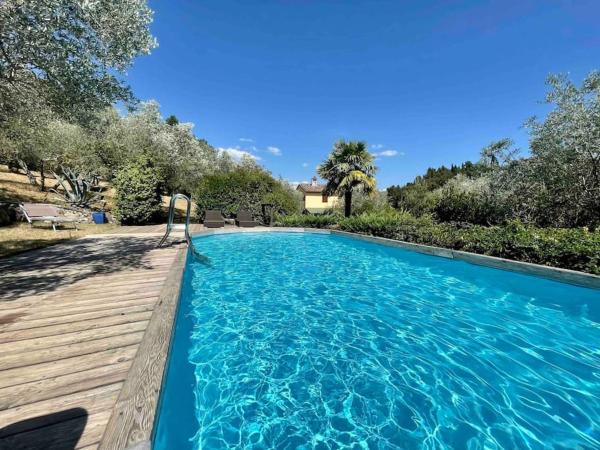 På billedet ses objektet Stone house with pool beliggende i byen Montefiridolfi.