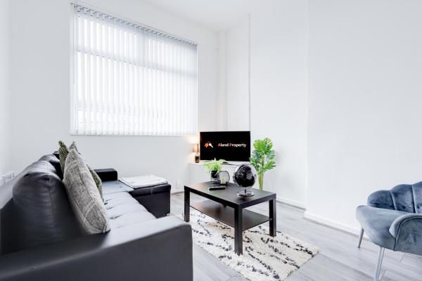 A la foto es mostra l'objecte Beautiful Apartment una - free public parking situat a la ciutat de Litherland.