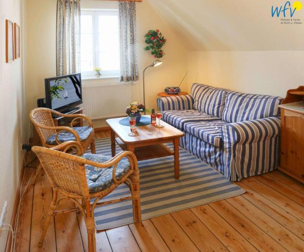 A la foto es mostra l'objecte Villa Drei Rosen Ferienwohnung 3 situat a la ciutat de Binz.