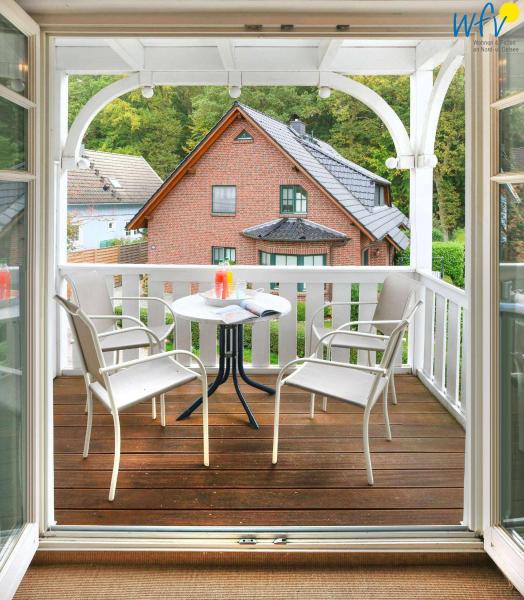 A la foto es mostra l'objecte Villa Mönchgut Ferienwohnung 6 situat a la ciutat de Binz.