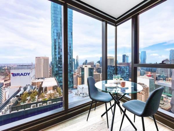 A la foto es mostra l'objecte High-rise condo in Melbourne CBD situat a la ciutat de Melbourne.