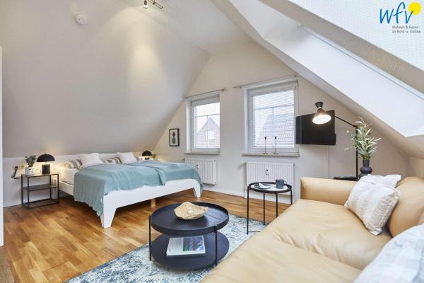 A la foto es mostra l'objecte Hus Strandloperke Ferienwohnung Seesternchen situat a la ciutat de Borkum.