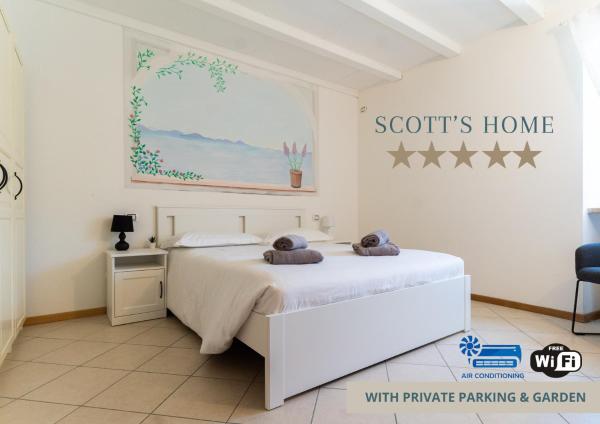 Na fotografii je vidět objekt Garda Lake & Relax - Cottage On The Hill nacházející se ve městě Dolcè.