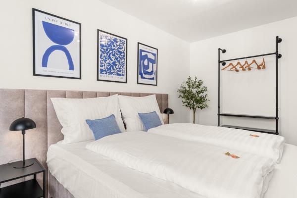 A la foto es mostra l'objecte BLU APARTMENT -modern interior design in city centre- close to HBF & Uni situat a la ciutat de Kassel.