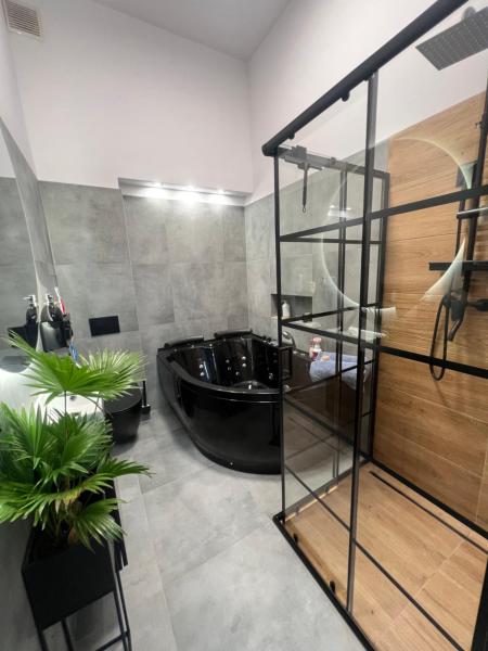 A la foto es mostra l'objecte LOFT w centrum z jacuzzi situat a la ciutat de Wrocław.