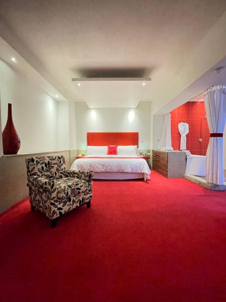 På billedet ses objektet Zújmú Business Boutique Hotel beliggende i byen Aguascalientes.
