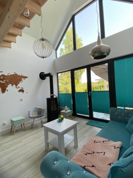 A la foto es mostra l'objecte Lazurowy Brzeg situat a la ciutat de Kociołki.