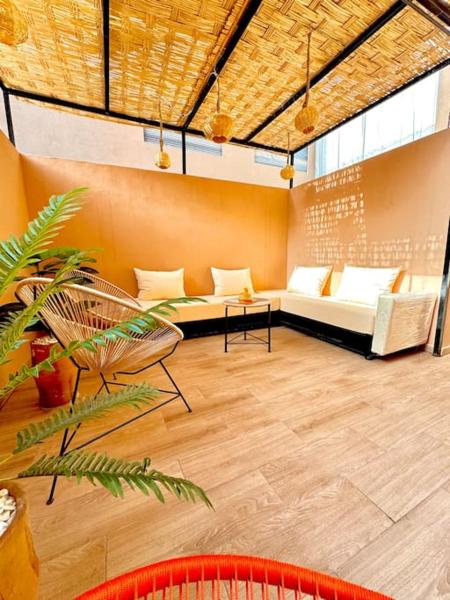 Na fotografii je vidět objekt Cosy et luxueux appartement in gueliz nacházející se ve městě Marakéš.